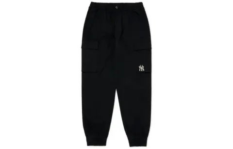 MLB Casual Pants Men's Black Moderate Cargo Pants
