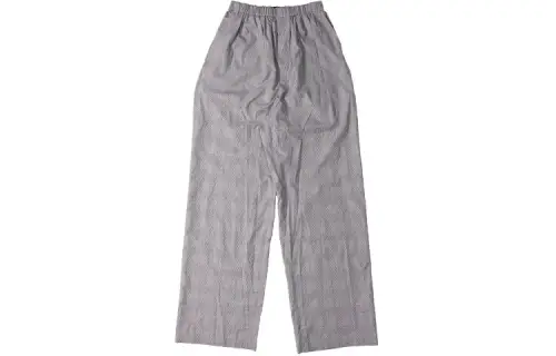 Balenciaga Casual Pants Men's Gray Moderate Straight Fit Pants