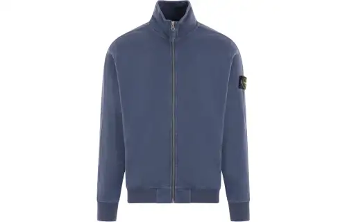 STONE ISLAND Compass badge Zip up Sweatshirt