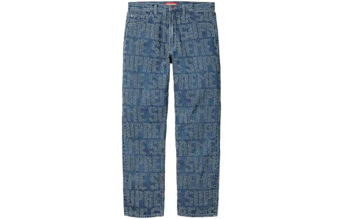 Supreme Needle Punch Regular Jean