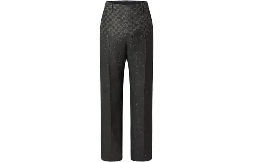 LOUIS VUITTON New Quarterly Products Of LV FW22 Casual Pants Men's Black