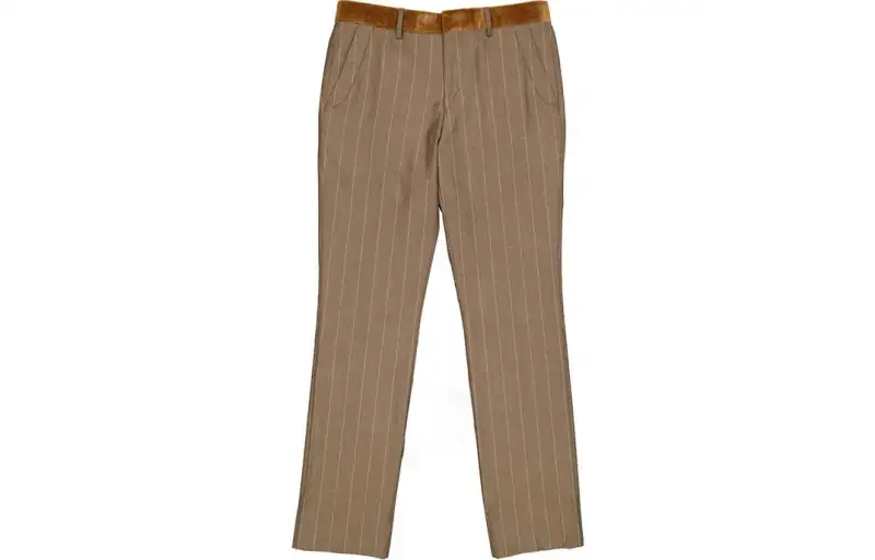 Burberry Jeans Men's Brown Moderate Straight Fit Pants