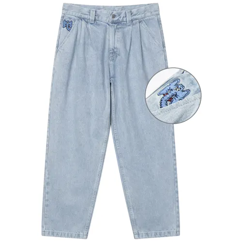 MIND ERROR Jeans Unisex Moderate Straight Fit Pants