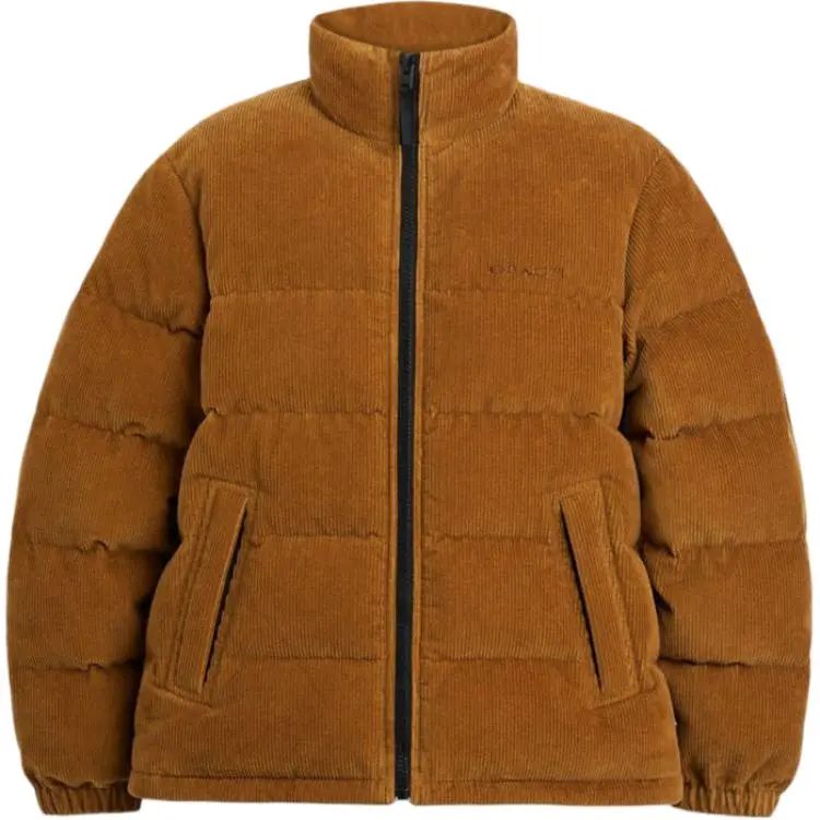 COACH Corduroy Down Jacket Down Jacket Men's Light Brown