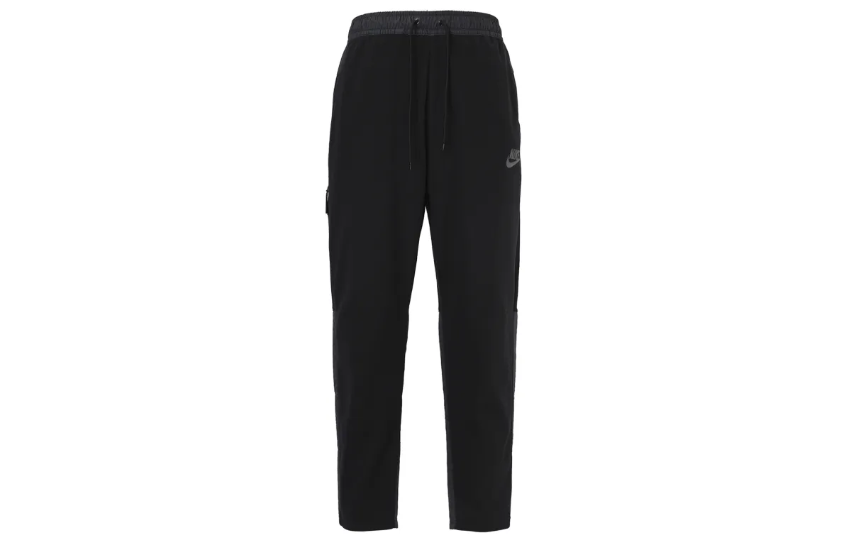 Nike Casual Pants Men's Black Moderate Straight Fit Pants
