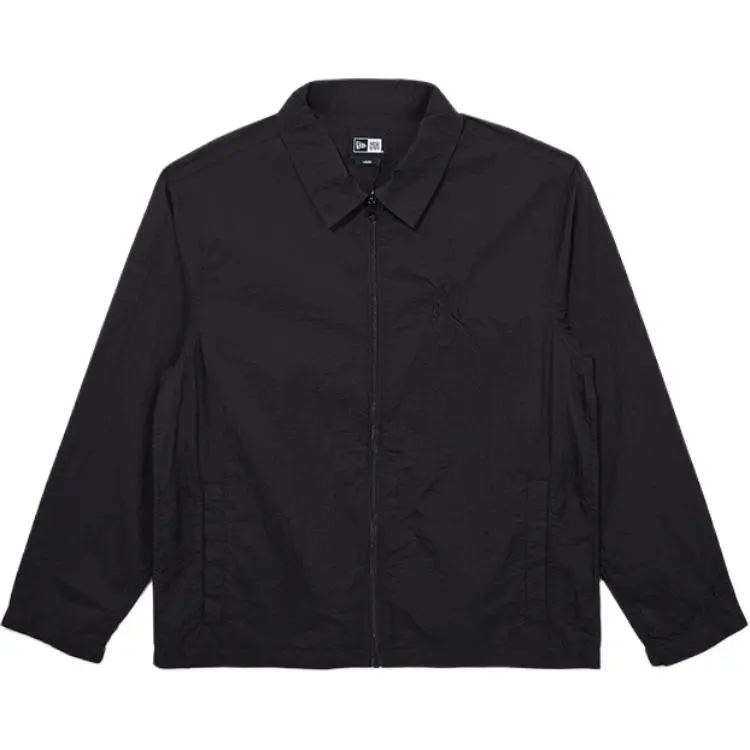New Era Jackets Unisex Black Lapel Thin Other
