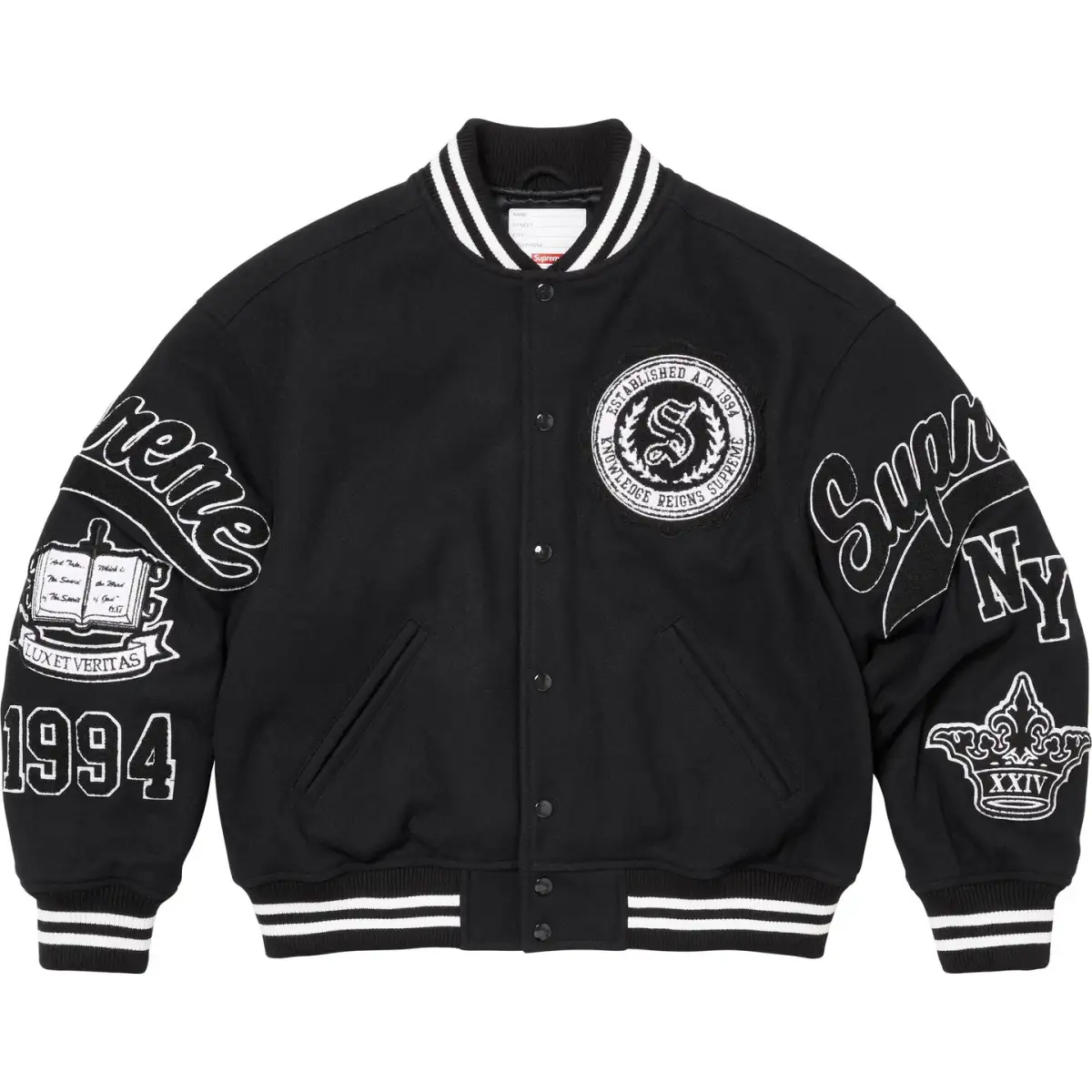 Supreme Veritas varsity jacket