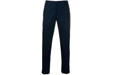 PRADA Casual Pants Men's Blue Moderate Straight Fit Pants