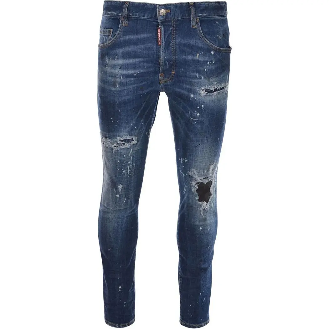Dsquared2 Paint Splash Detail Distressed Jeans