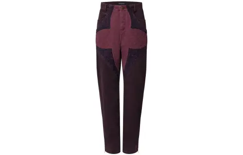 Louis Vuitton 10s flower-motif trousers