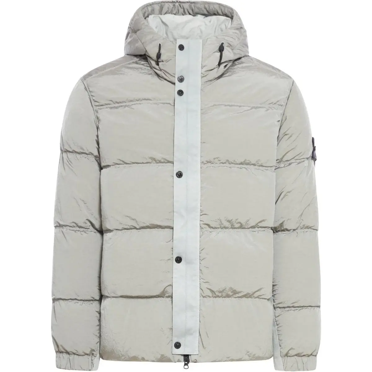 STONE ISLAND Logo Patch Hooded Puffer Jacket