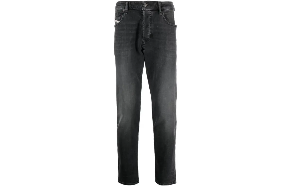 DIESEL D Yennox Stonewashed Straight leg Jeans