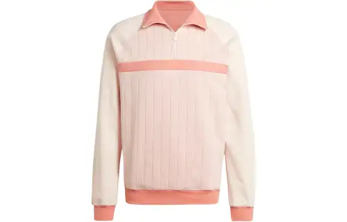 Adidas Originals Premium 1/2 Zip Track Top Jackets & Coats Men's Pink