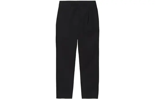 Carhartt WIP Casual Pants Men's Black Moderate Straight Fit Pants