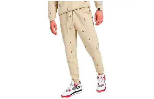 Jordan Knitted Sweatpants Men's Khaki Moderate Other