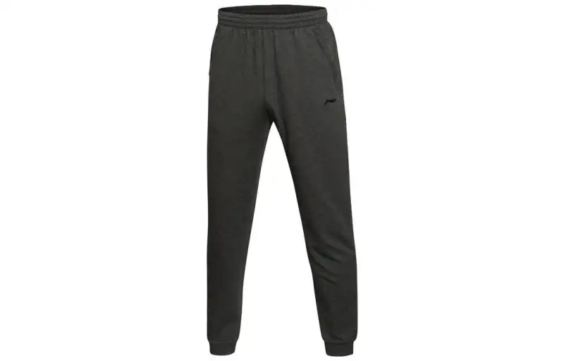Li Ning Knitted Sweatpants Men's Dark Gray