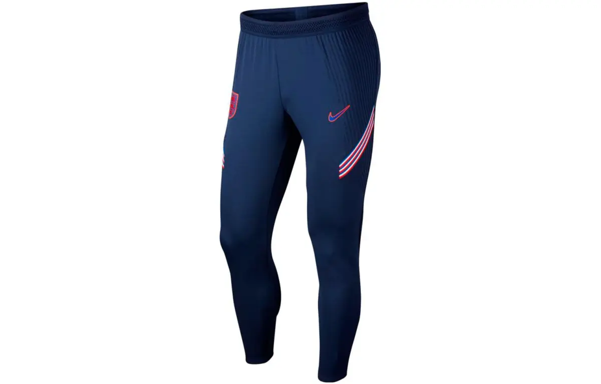Nike Knitted Sweatpants Men's Blue Moderate Slim Fit Pants
