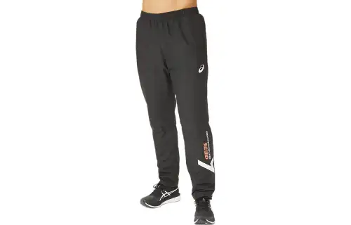 ASICS Knitted Sweatpants Men's Black Moderate Straight Fit Pants