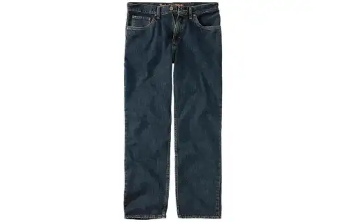 Timberland Jeans Men's Blue Thickened Straight Fit Pants