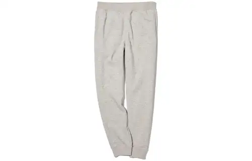 UNIQLO Knitted Sweatpants Men's Gray Moderate Cuffed Pants