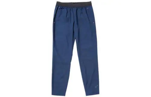 ASICS Knitted Sweatpants Men's Midnight Moderate Straight Fit Pants