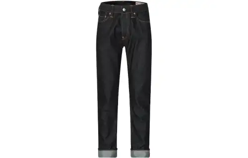 EVISU Jeans Men's Black Moderate Straight Fit Pants