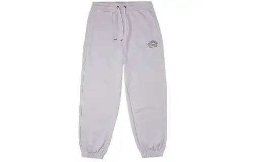 Converse Knitted Sweatpants Unisex Light Gray Moderate Cuffed Pants