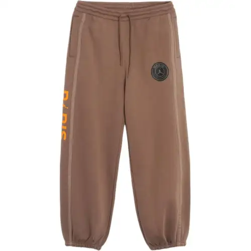 Jordan Paris Saint Germain Fleece Pants Knitted Sweatpants Men's Brown