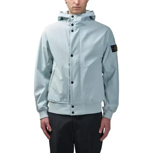 STONE ISLAND Logo Patch Hooded Jacket