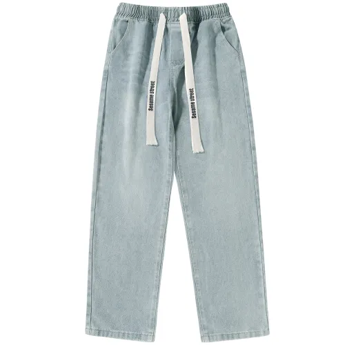 SESAME STREET Jeans Unisex Moderate Straight Fit Pants