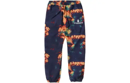 A BATHING APE Casual Pants Men's Marine Blue Moderate Cuffed Pants