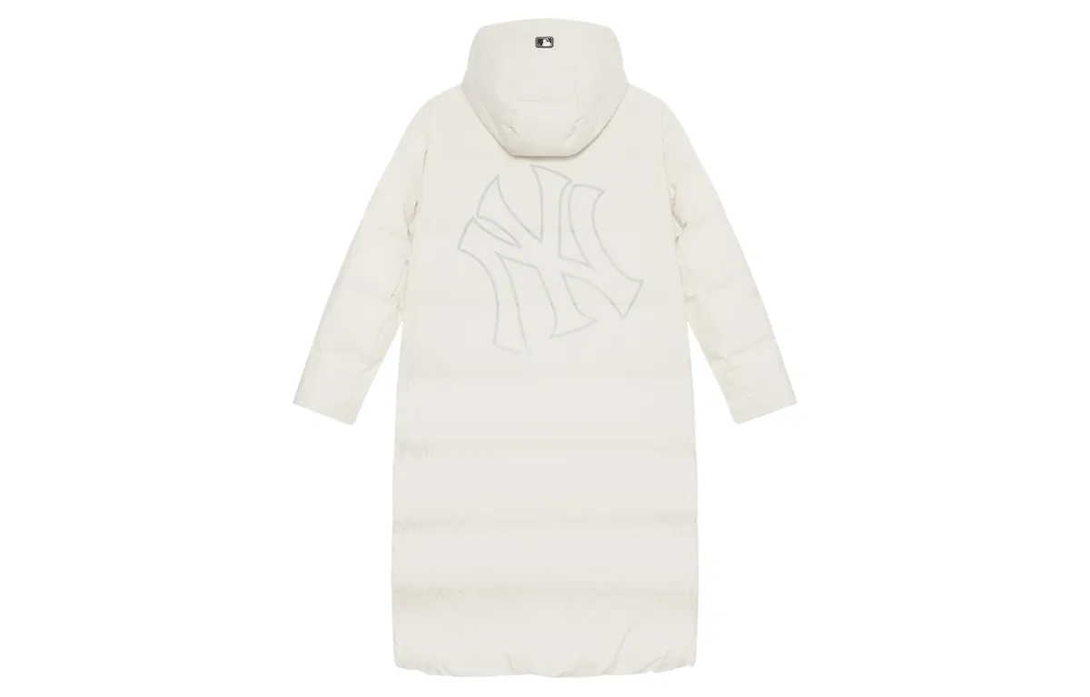MLB New York Yankees Basic Collection 24FW Down Jacket Unisex Dark Cream