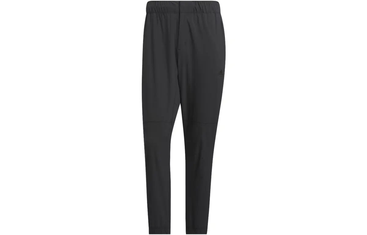 Adidas Knitted Sweatpants Men's Black Moderate Tapered Pants