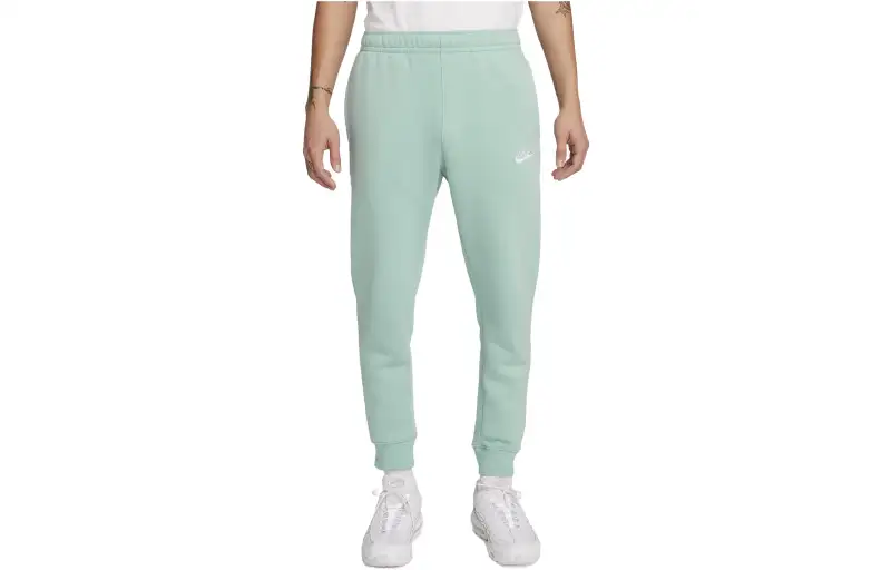 Nike Knitted Sweatpants Men's Mineral Blue Moderate Cuffed Pants