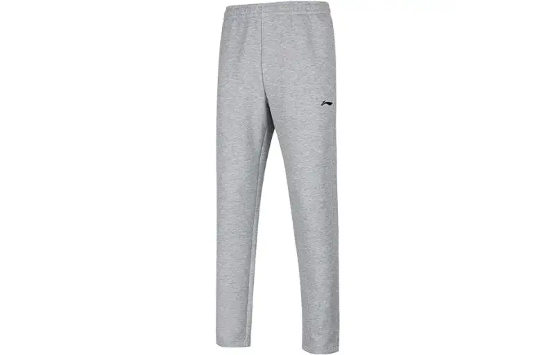 Li Ning Fitness Series Knitted Sweatpants Men's Heather Gray