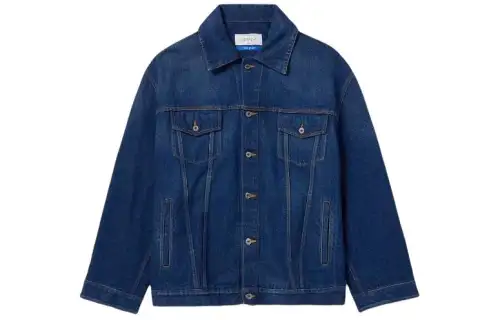 OFF WHITE Jackets & Coats Regular Men's Blue