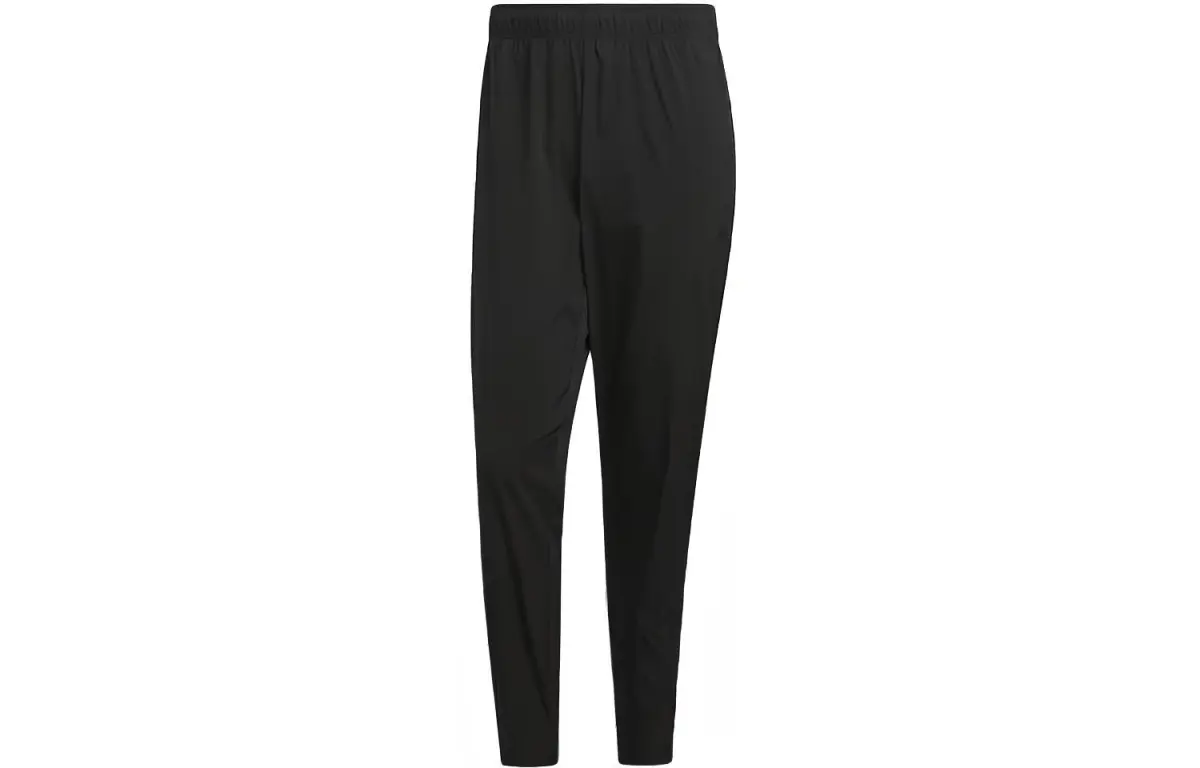 Adidas Knitted Sweatpants Men's Black Moderate Tapered Pants