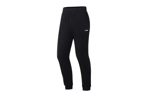 Li Ning Fitness Series Knitted Sweatpants Men's Black