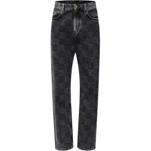 LOUIS VUITTON 57th Street Nyc Damier Denim Skate Pants