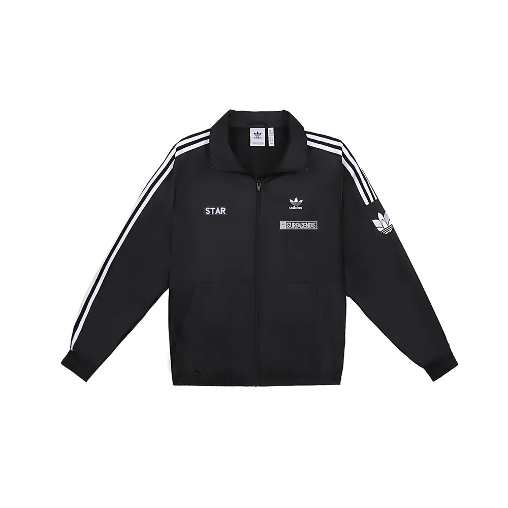 Adidas Jackets Men's Black Stand Collar Moderate Other
