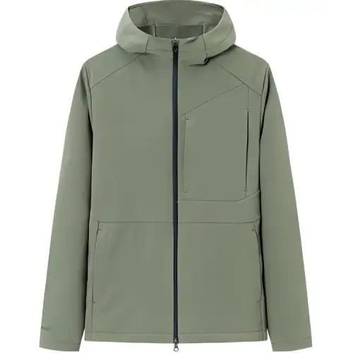 Anta Trench Coat Men's Murky Olive Green 1