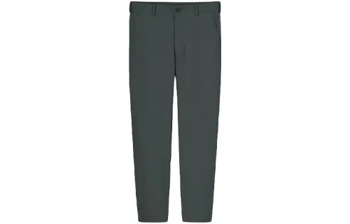 UNIQLO Solid Color Casual Pants Men's Dark Gray