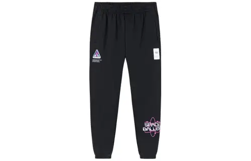 Anta Basketball Collection Knitted Sweatpants Unisex Basic Black