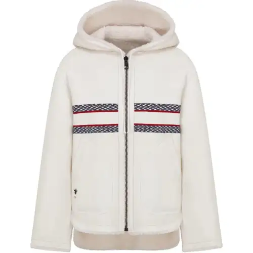 DIOR Furs Men's White Hooded Moderate