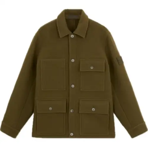 STONE ISLAND Jackets & Coats Men's Army Green