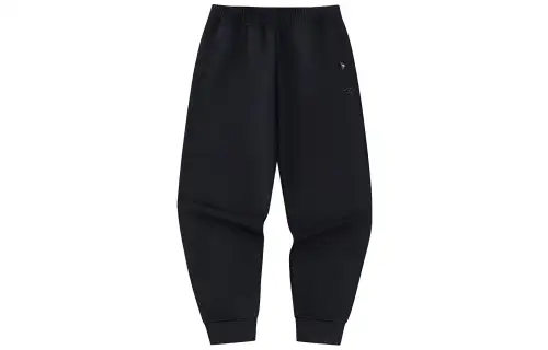 Anta Basketball Collection Knitted Sweatpants Men's Basic Black