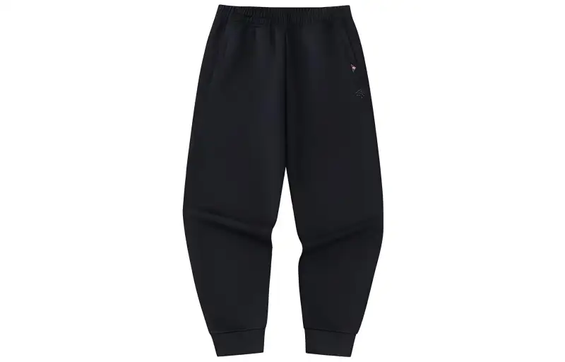 Anta Basketball Collection Knitted Sweatpants Men's Basic Black
