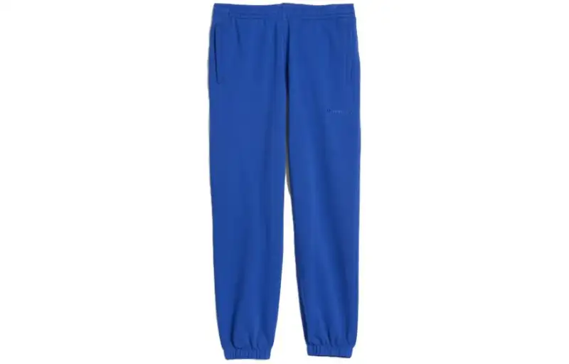Adidas Originals Knitted Sweatpants Unisex Royal Blue Moderate Cuffed Pants