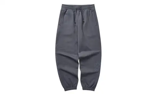 Skechers Colorful Knitted Sweatpants Men's Odyssey Gray/026R Thickened Cuffed Pants