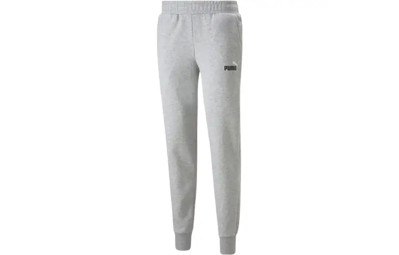 PUMA Pantalon Essentials+2 Col Logo Homme Knitted Sweatpants Men's Gray